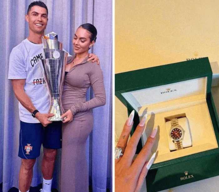 C罗赠乔治娜32岁生日礼，劳力士腕表价值4.5万英镑